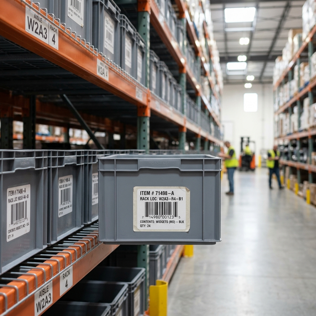 Bin Tracking Location Shelf Slot
